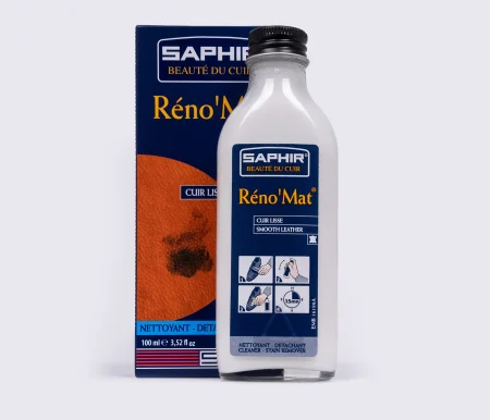 Очиститель для гладкой кожи Saphir Renomat, стекло, 100 мл (0514)