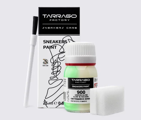 Фарба-фініш (світиться) для кросівок Tarrago Sneakers Paint Glow in Dark, 25 мл TNC10(900)