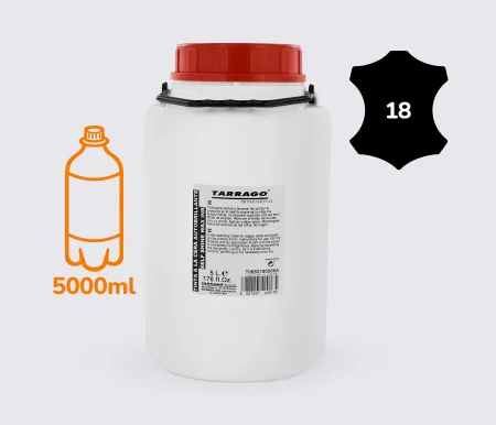 Фарба чорна для підошв,рантів і каблуків Tarrago Self Shine Wax Ink, 5000 мл,TII65(18)