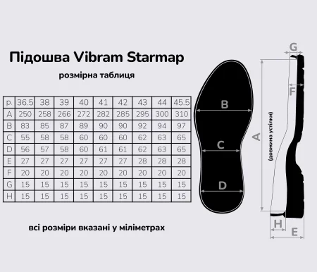 STARMAP (343CS), кол. сірий (DU) підошва Vibram
