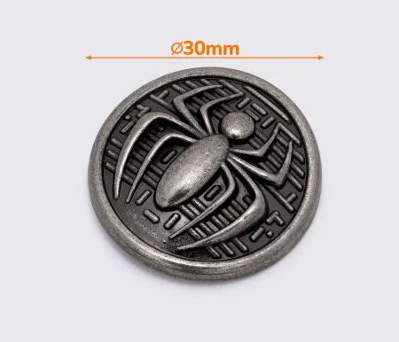 Кончо 30мм цв.старое серебро(К-096)