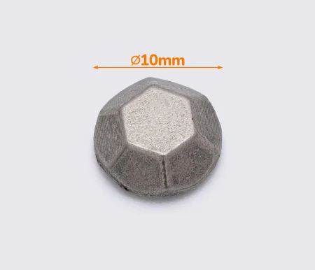 Кончо 10мм кол.старе срібло (К-127)