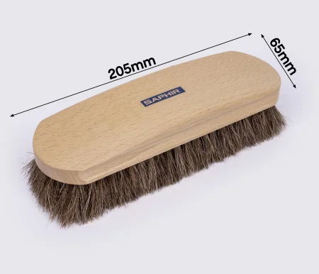 Щітка для Взуття Saphir Natural Horsehair Brush, натуральный конский волос, 21 см (2644005)