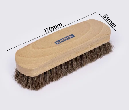 Щітка для Взуття Saphir Natural Horsehair Brush, натуральный конский волос, 18см (2643008)