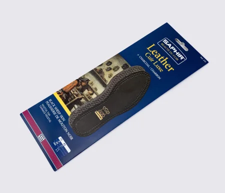 Устілки для взуття Saphir Black leather on charcoal (226)