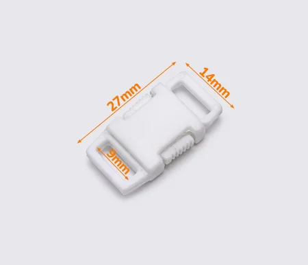 Фастекс пластиковый 9 мм белый ФК-(В)1055