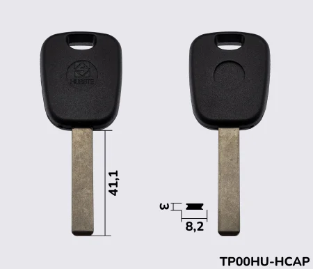 HU83TE Silca заготовка автомобільного ключа під чіп