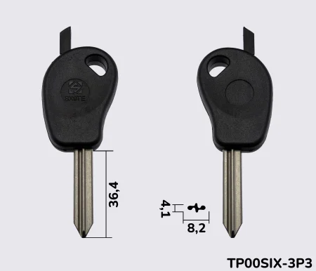 SX9TE Silca заготовка автомобільного ключа під чіп
