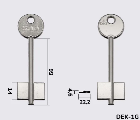 5DK1 Silca заготовка ключа бородкова