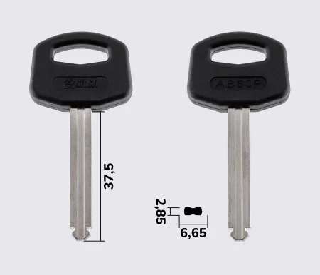 AB60P Silca заготовка лункового ключа