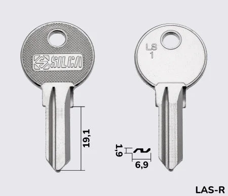 LS1 Silca заготовка автомобільного ключа