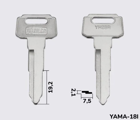 YH28R Silca заготовка автомобільного ключа