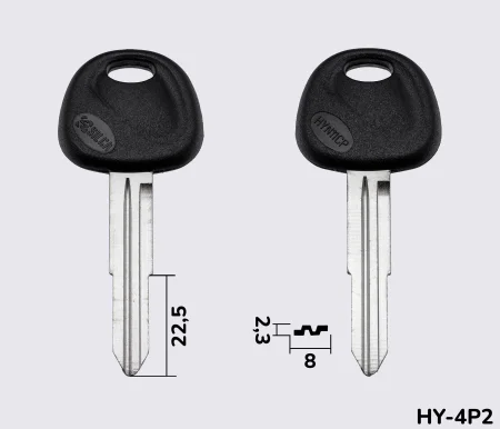 HYN11CP Silca заготовка автомобільного ключа
