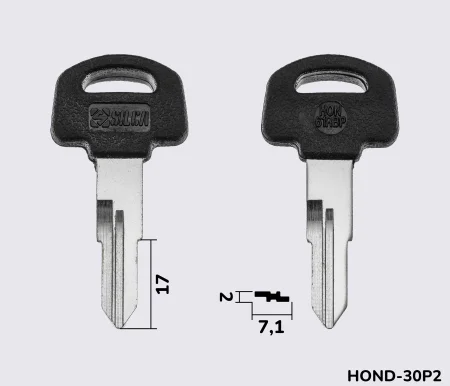 HON61RBP Silca заготовка автомобільного ключа