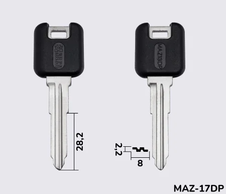 MAZ13DP Silca заготовка автомобільного ключа