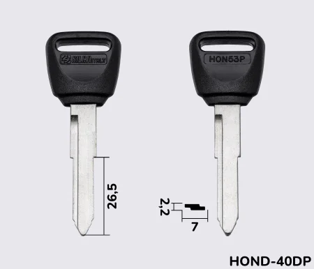 HON53P Silca заготовка автомобільного ключа