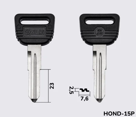 HON45RP Silca заготовка автомобільного ключа