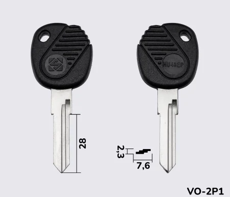 HU49EP Silca заготовка автомобільного ключа