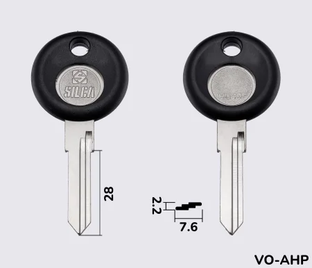 HU49P Silca заготовка автомобільного ключа