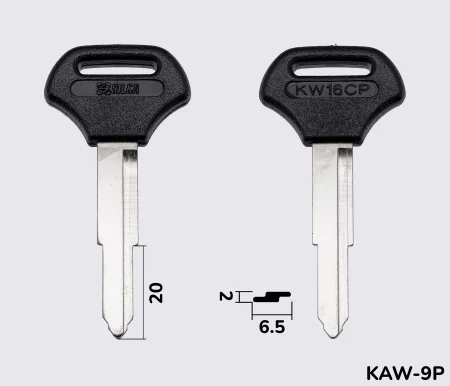 KW16CP Silca заготовка автомобільного ключа