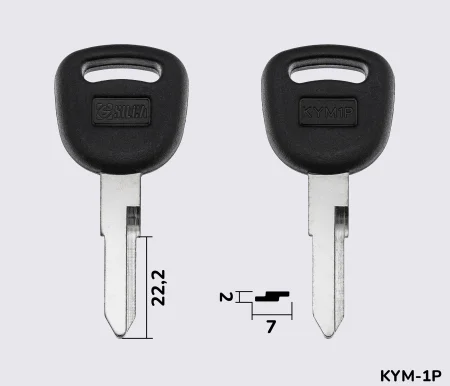 KYM1P Silca заготовка автомобільного ключа