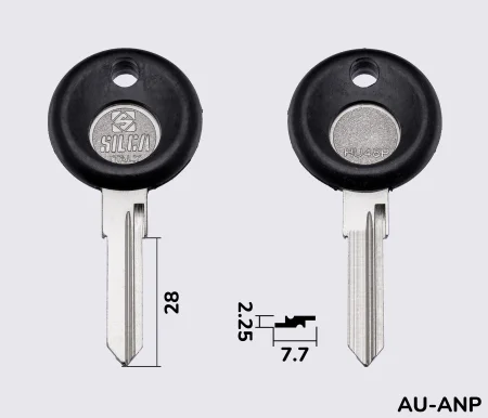 HU48P Silca заготовка автомобільного ключа