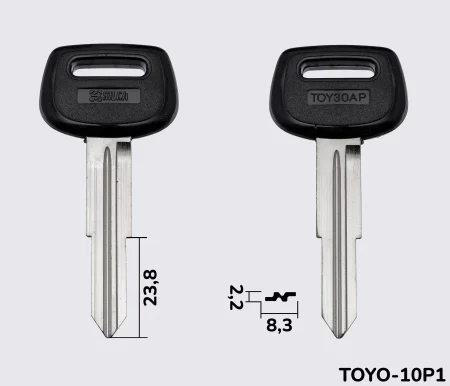 TOY30AP Silca заготовка автомобільного ключа