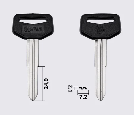TOY32RP Silca заготовка автомобільного ключа