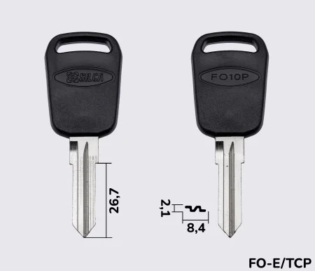 FO10P Silca заготовка автомобільного ключа