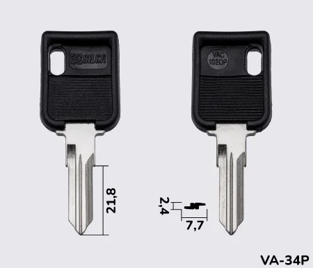 VAC102DP Silca заготовка автомобільного ключа