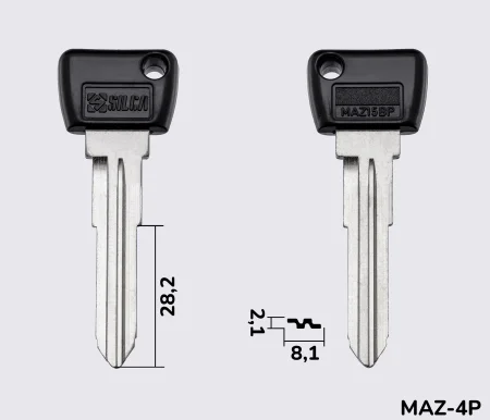 MAZ15BP Silca заготовка автомобільного ключа