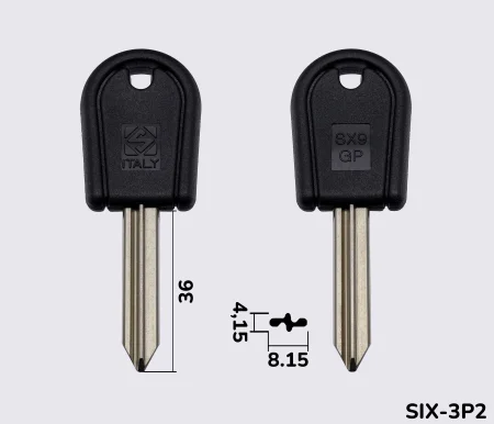 SX9GP Silca заготовка автомобільного ключа