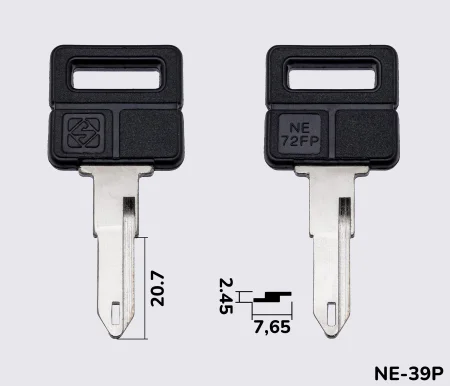 NE72FP Silca заготовка автомобільного ключа