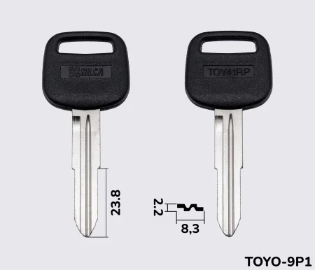 TOY41RP Silca заготовка автомобільного ключа