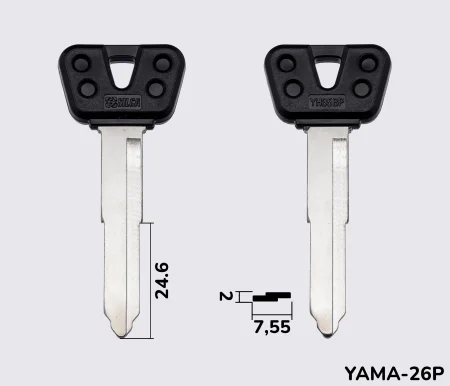 YH35BP Silca заготовка автомобільного ключа