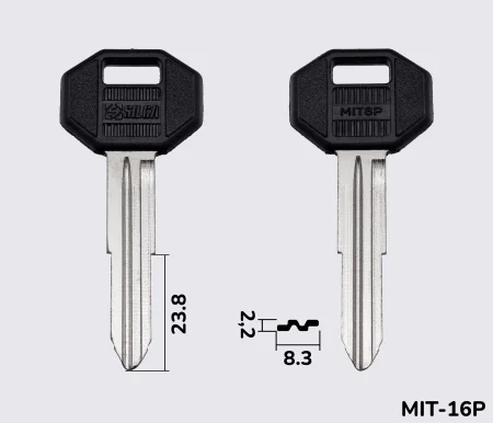 MIT8P Silca заготовка автомобільного ключа