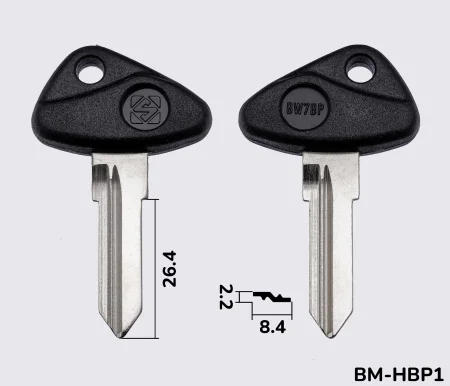 BW7BP Silca заготовка автомобільного ключа