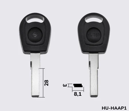 HU66P Silca заготовка автомобільного ключа