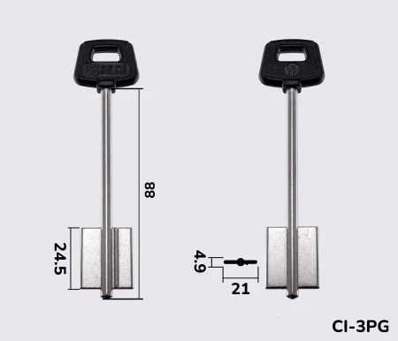 CSLCP Silca заготовка ключа бородкова