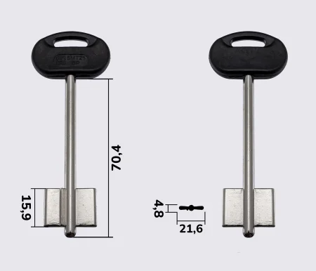 5MT21BP Silca заготовка ключа бородкова