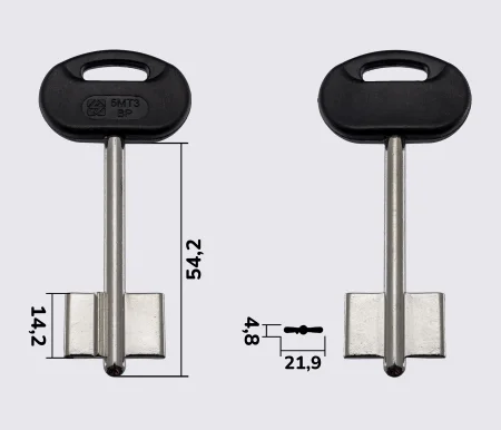 5MT3BP Silca заготовка ключа бородкова