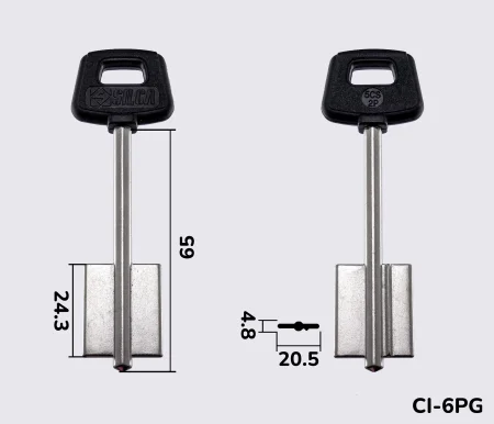 5CS2P Silca заготовка ключа бородкова