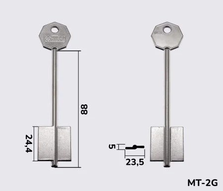MTL Silca заготовка ключа бородкова