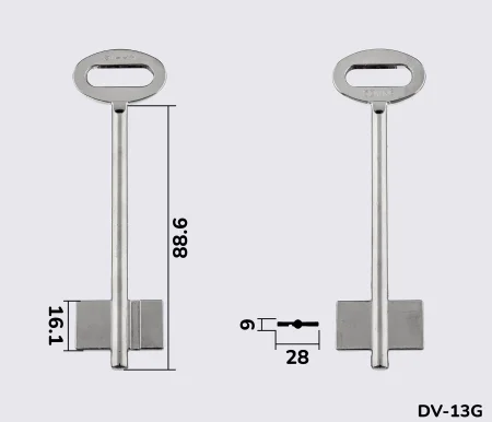 5DVN6 Silca (Ростов-2) заготовка ключа бородкова