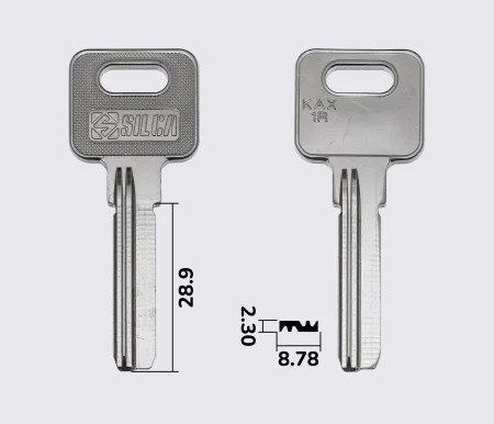 KAX1R Silca заготовка лункового ключа