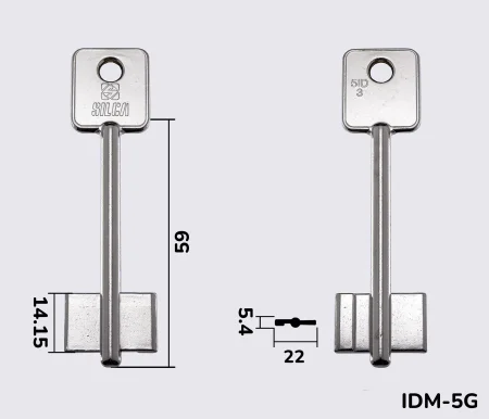 5ID3 Silca заготовка ключа бородкова
