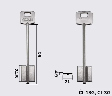 CSLC Silca заготовка ключа бородкова