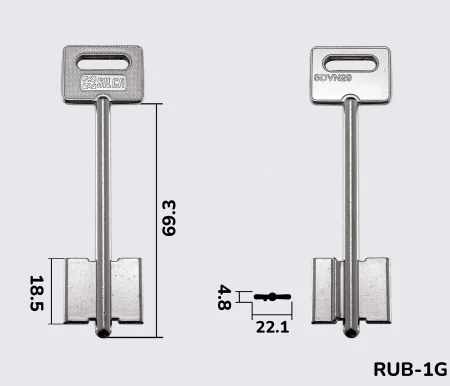 5DVN29 Silca заготовка ключа бородкова