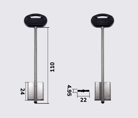 5MT19BP Silca заготовка ключа бородкова