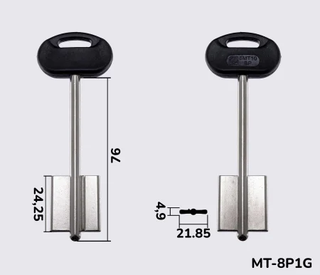 5MT10BP Silca заготовка ключа бородкова